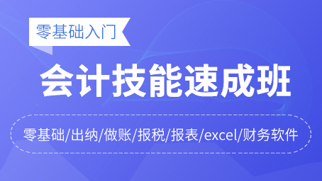 零基础入门：会计技能速成班